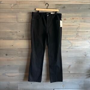 NYDJ | NWT Marilyn Straight Denim Black Lift x Tuck Technology Size 16